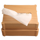 歐式木質紙巾盒
