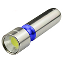 COB迷你鋁合金 LED泛光強光防水手電筒