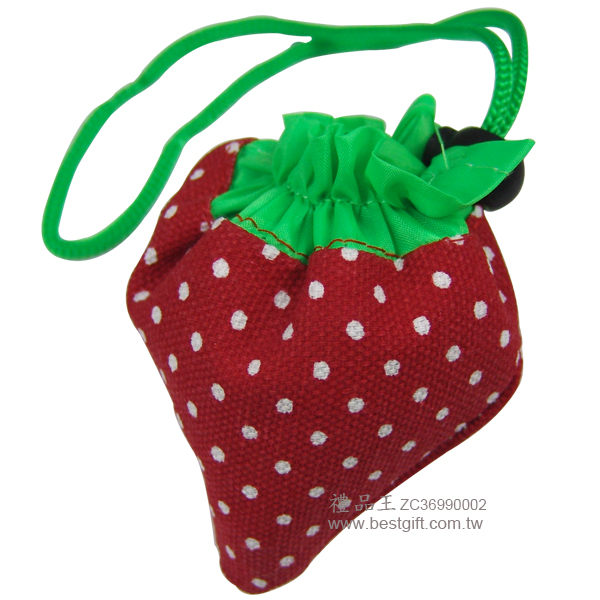 草莓摺疊環保袋
