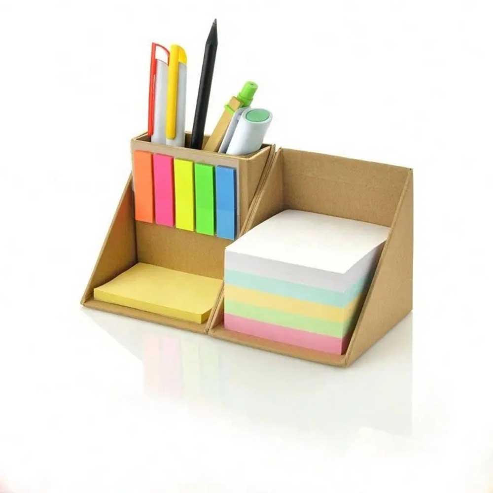 便利貼5色標筆筒便條紙