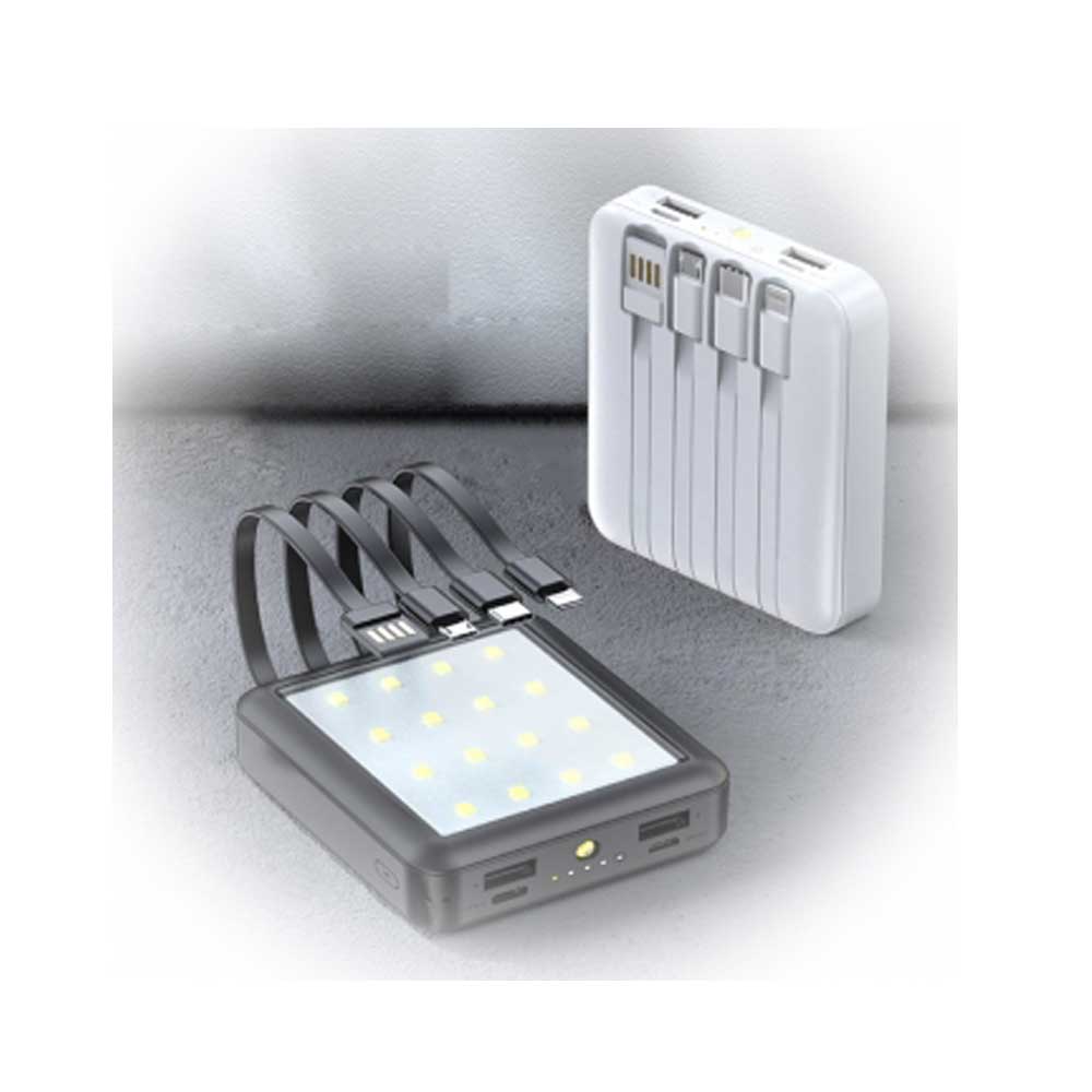 自帶四線露營燈行動電源