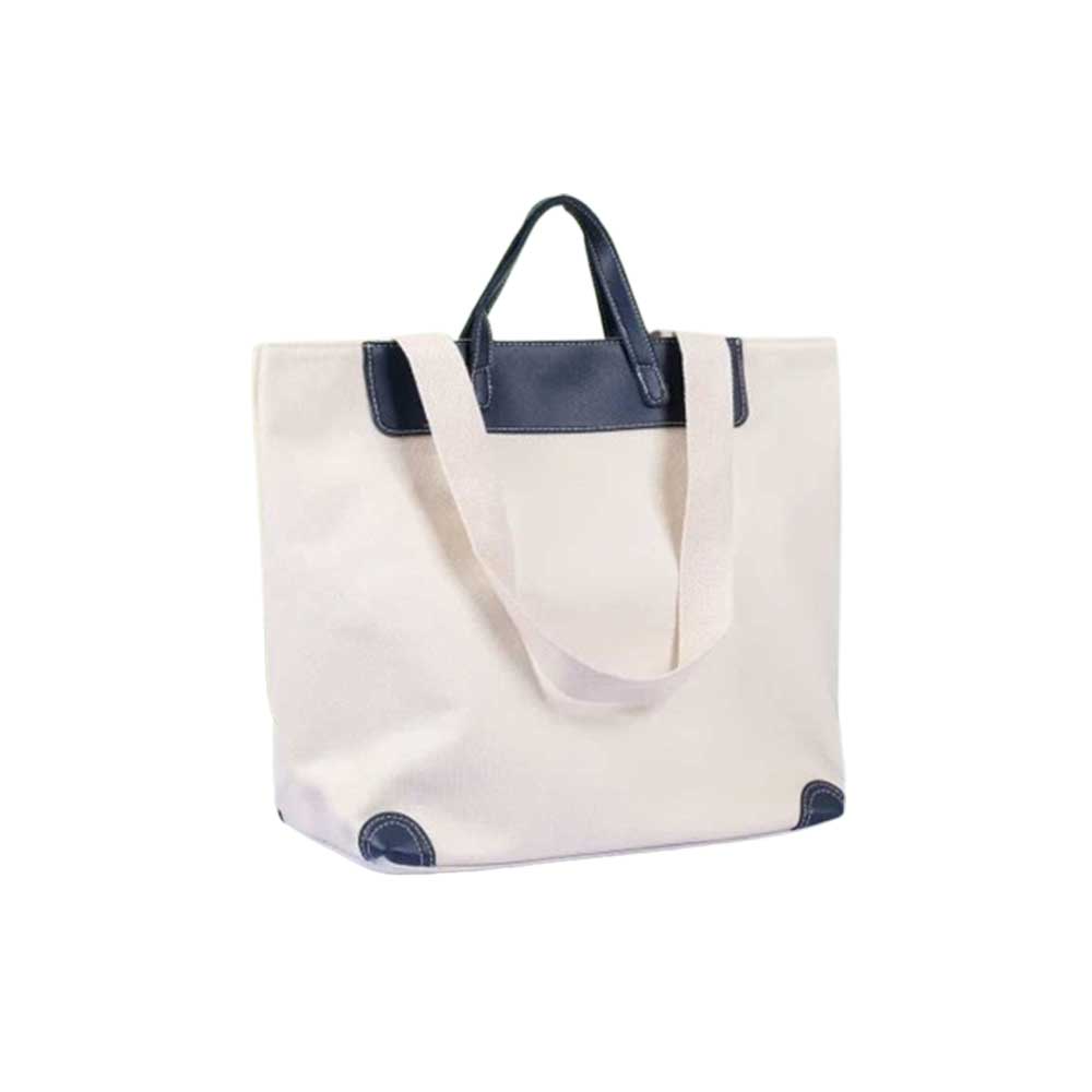 百搭大容量托特包手是斜背帆布包